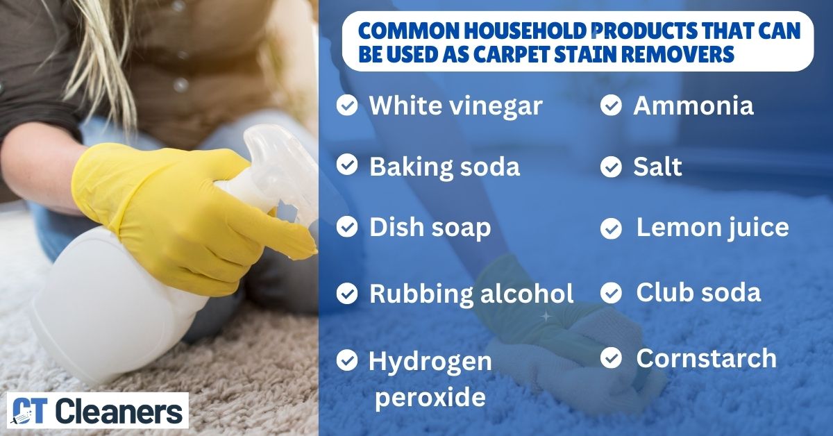 Common Household Products That Can Be Used as Carpet Stain Removers