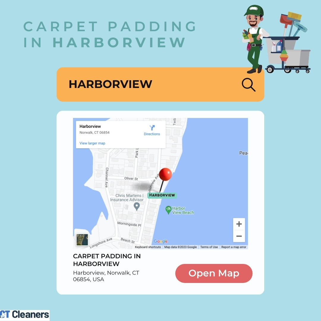Carpet Padding in Harborview Map