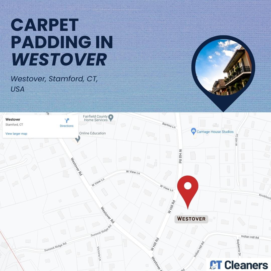 Carpet Padding in Westover Map