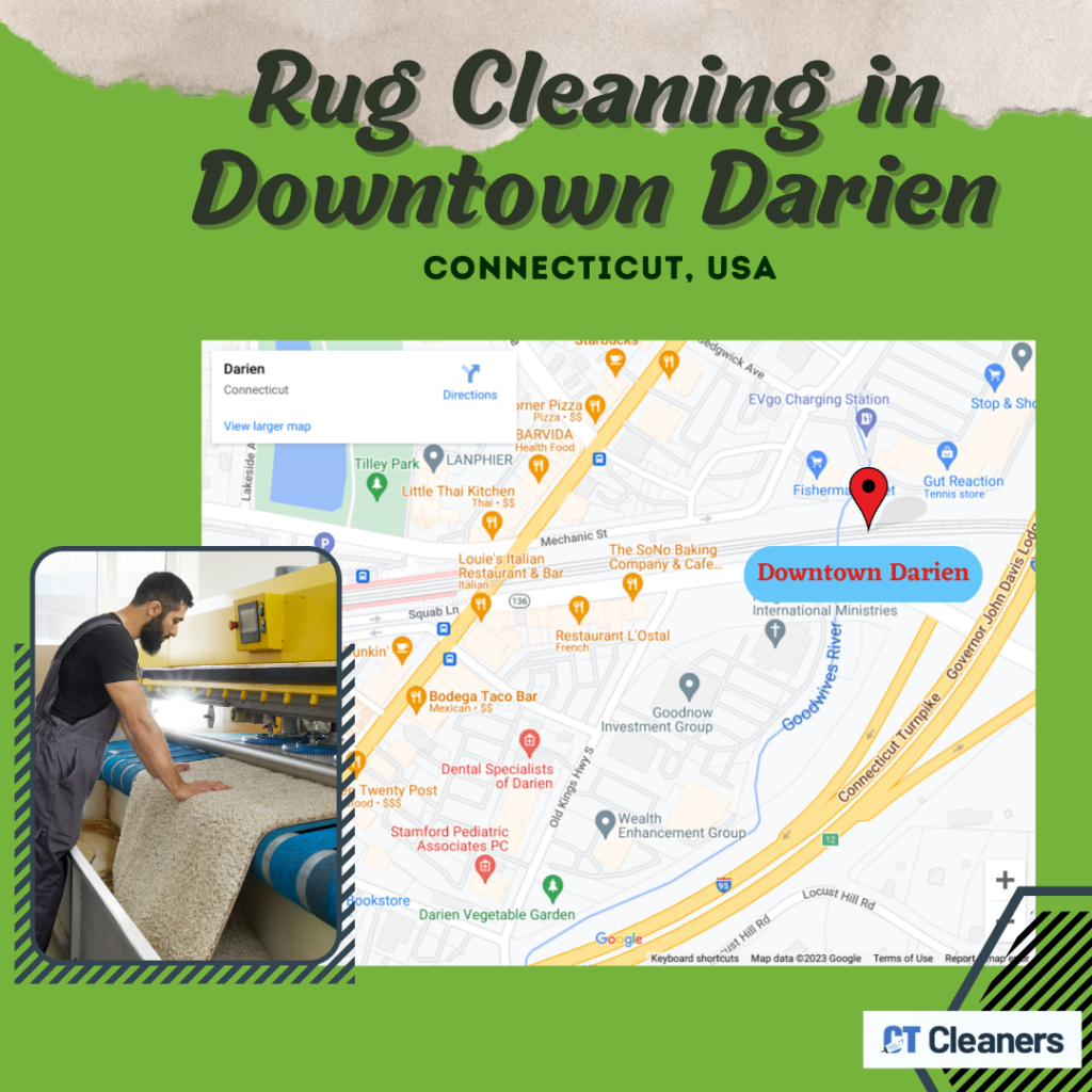 Rug Cleaning in Downtown Darien 