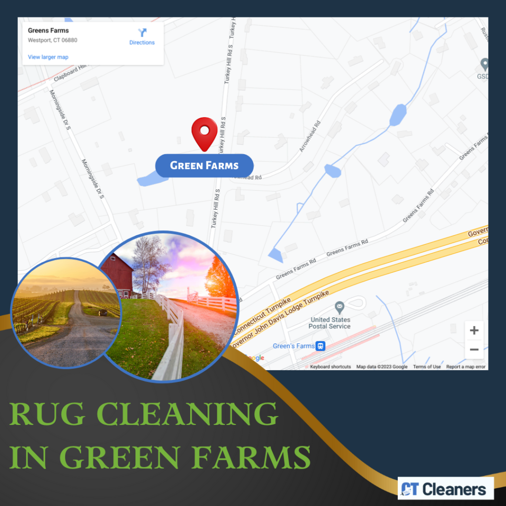 Rug Cleaning in Green Farms Map