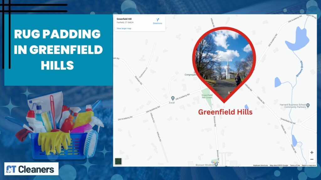 Rug Padding in Greenfield Hills Map