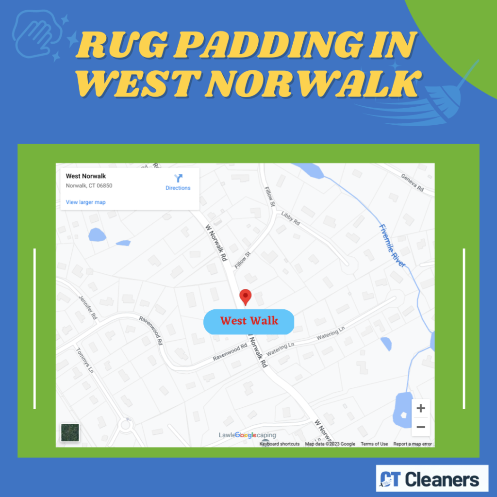 Rug Padding in West Norwalk Map
