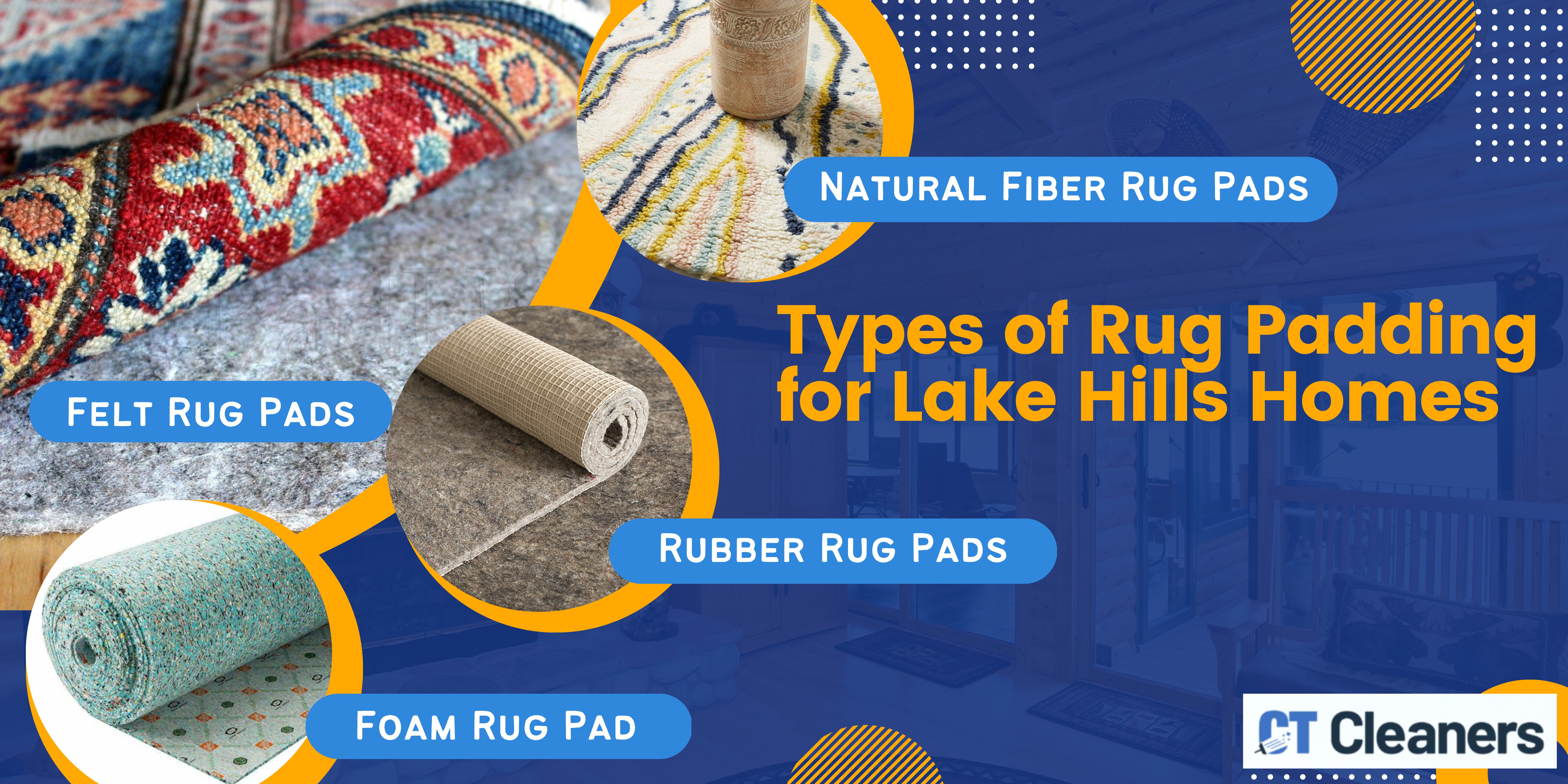 Types of Rug Padding for Lake Hills Homes