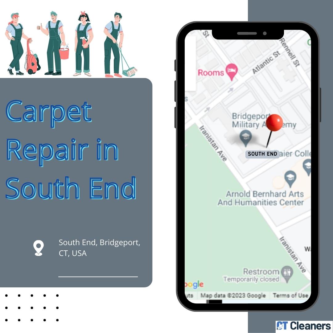 Carpet Repair in South End Map