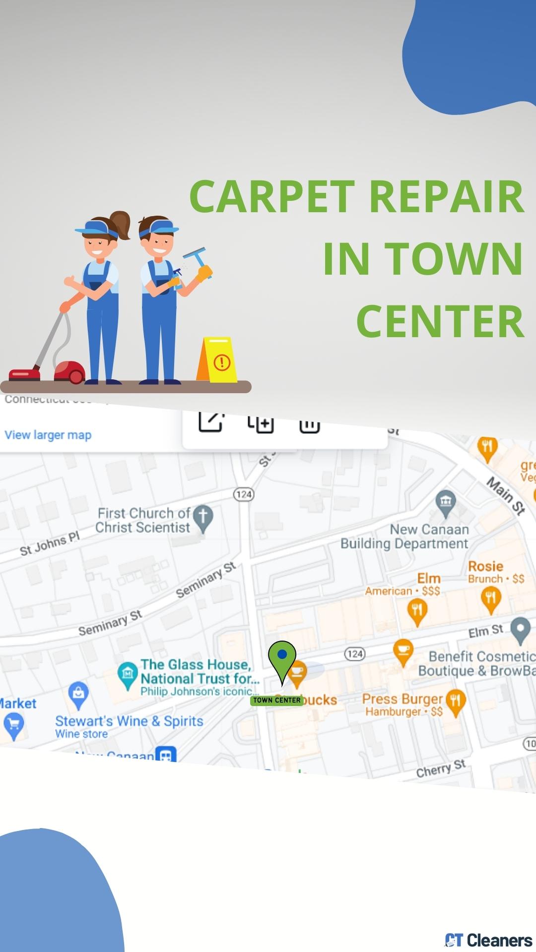 Carpet Repair in Town Center Map