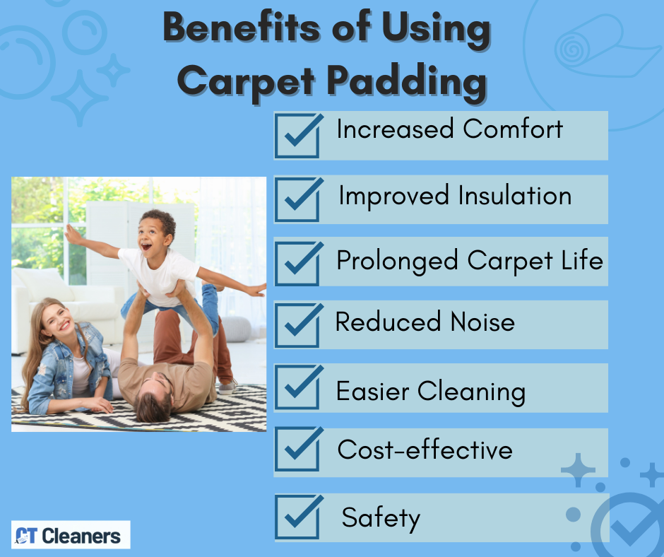 Benefits of Using Carpet Padding 