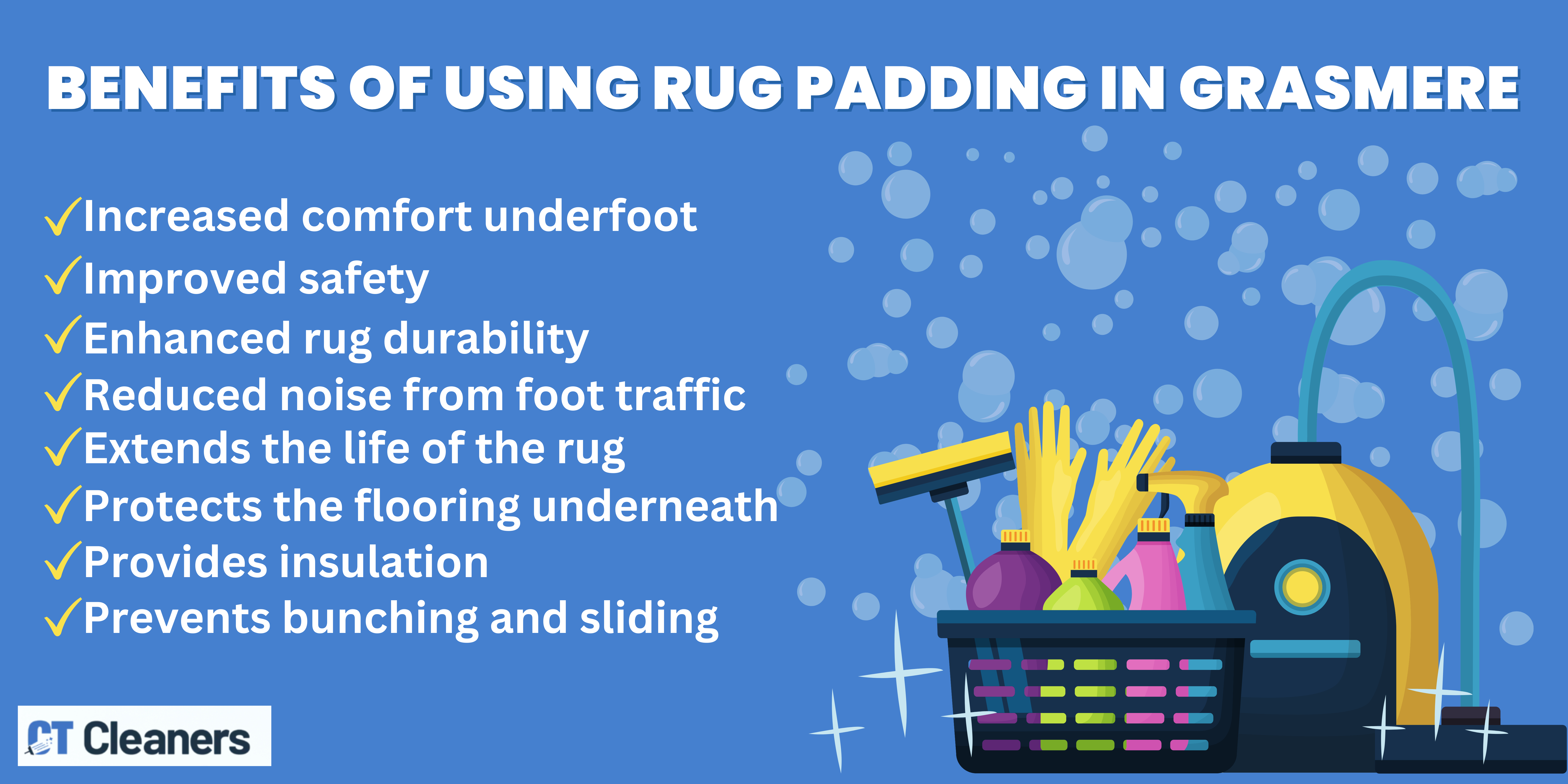 Benefits of Using Rug Padding in Grasmere