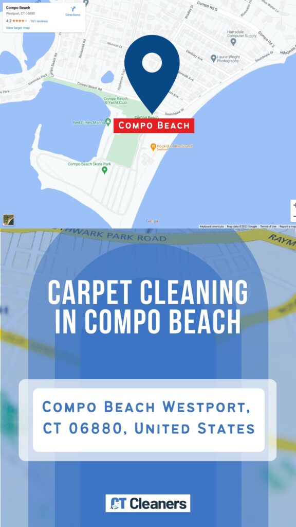 Carpet Cleaning in Compo Beach Map