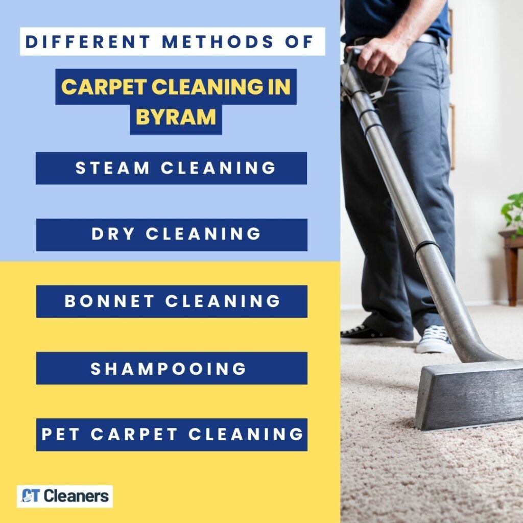 Different Methods of Carpet Cleaning in Byram