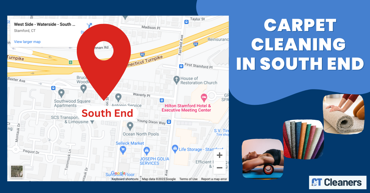 Carpet Cleaning in South End Map