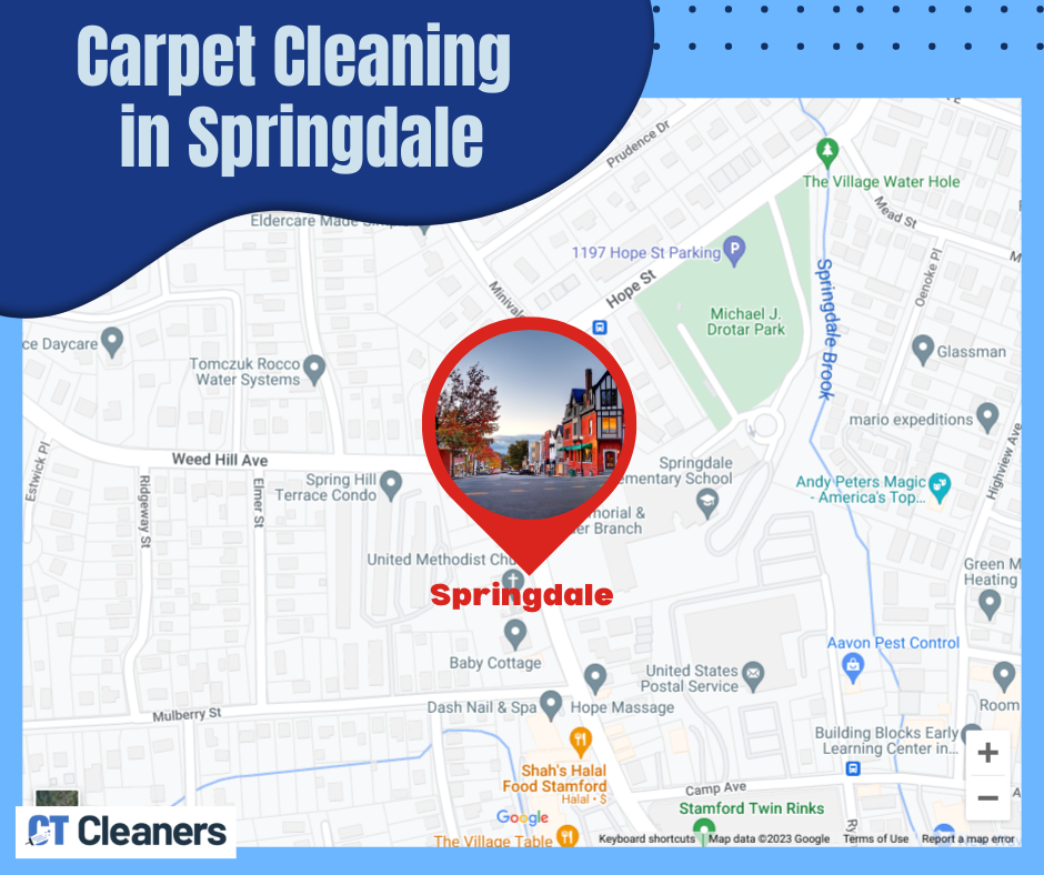 Carpet Cleaning in Springdale Map