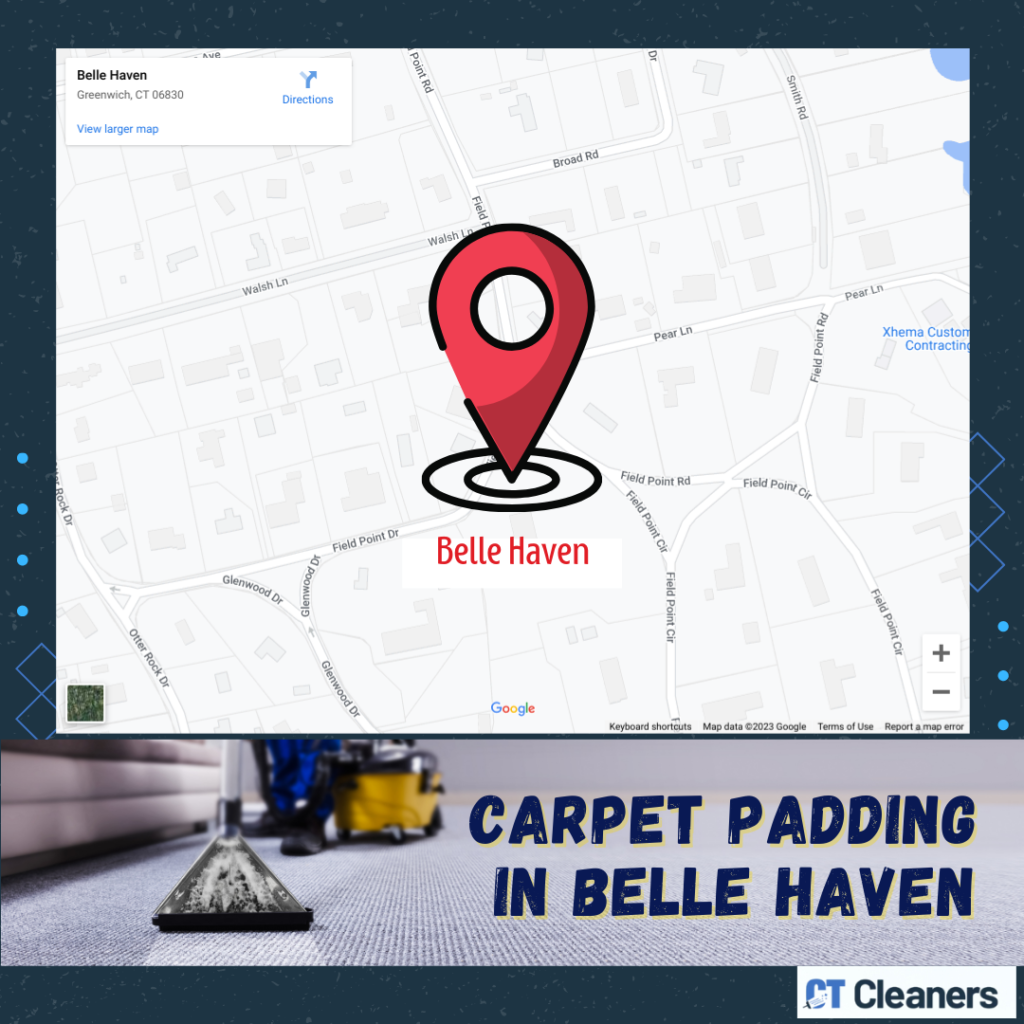 Carpet Padding in Belle Haven Map