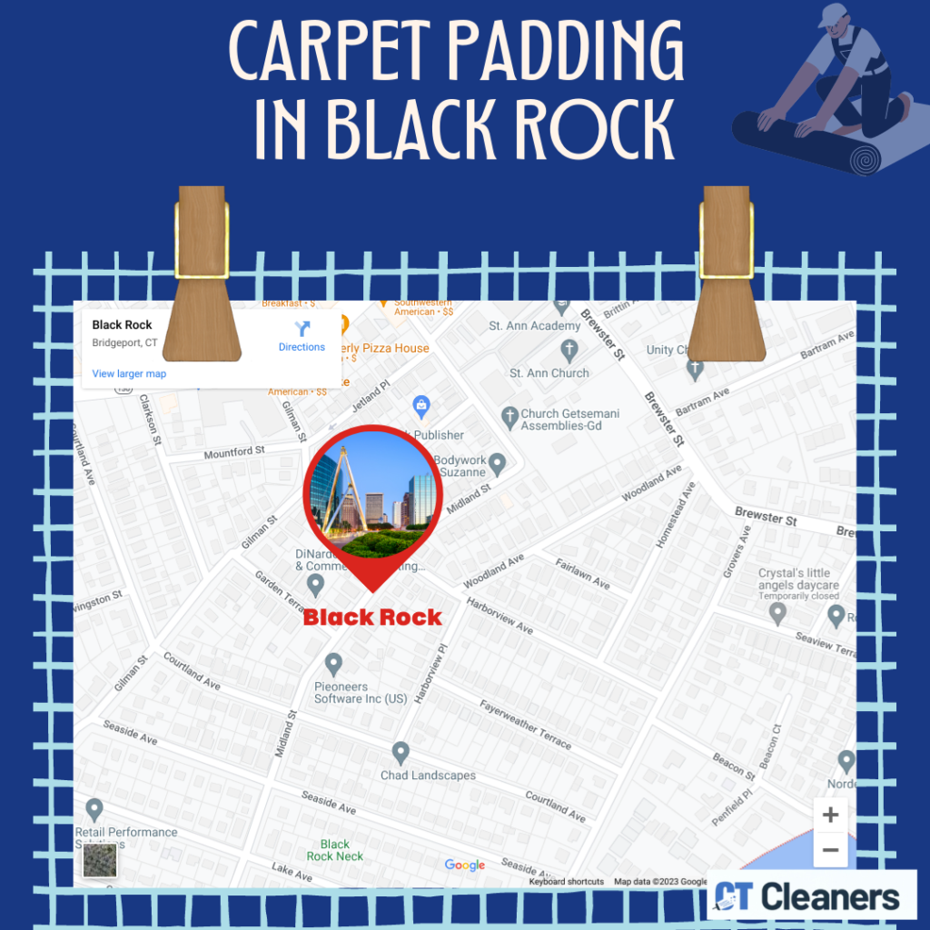 Carpet Padding in Black Rock Map