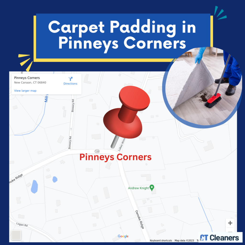 Carpet Padding in Pinneys Corners Map