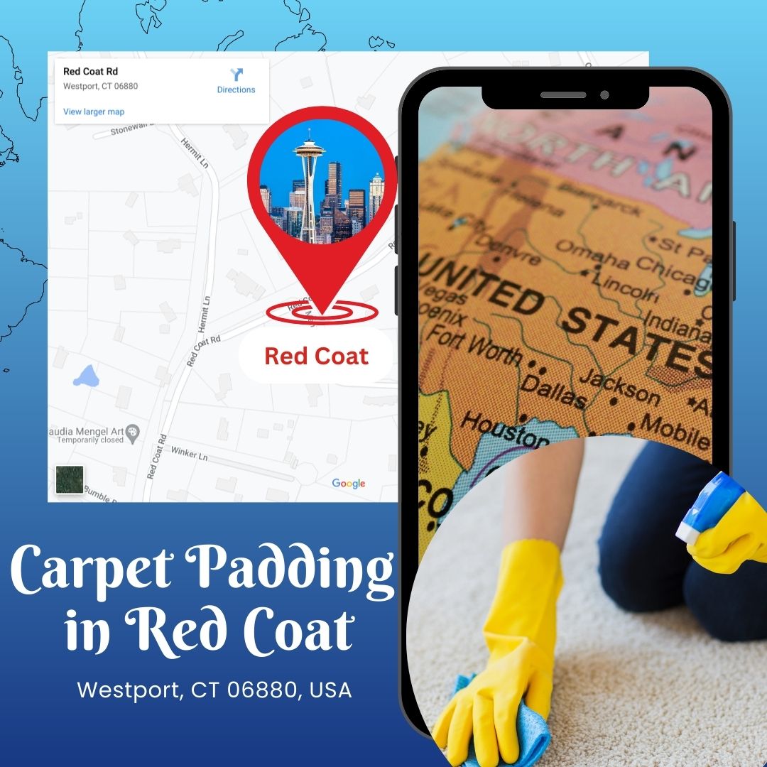 Carpet Padding in Red Coat Map