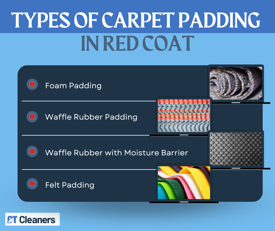 Carpet Padding in Red Coat