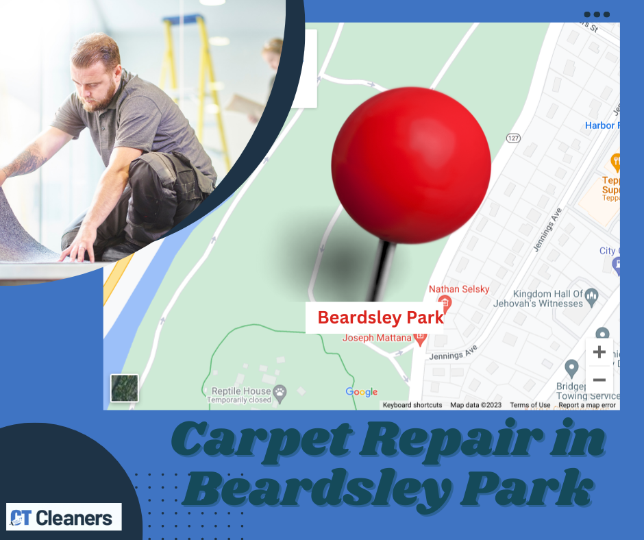Carpet Repair in Beardsley Park Map