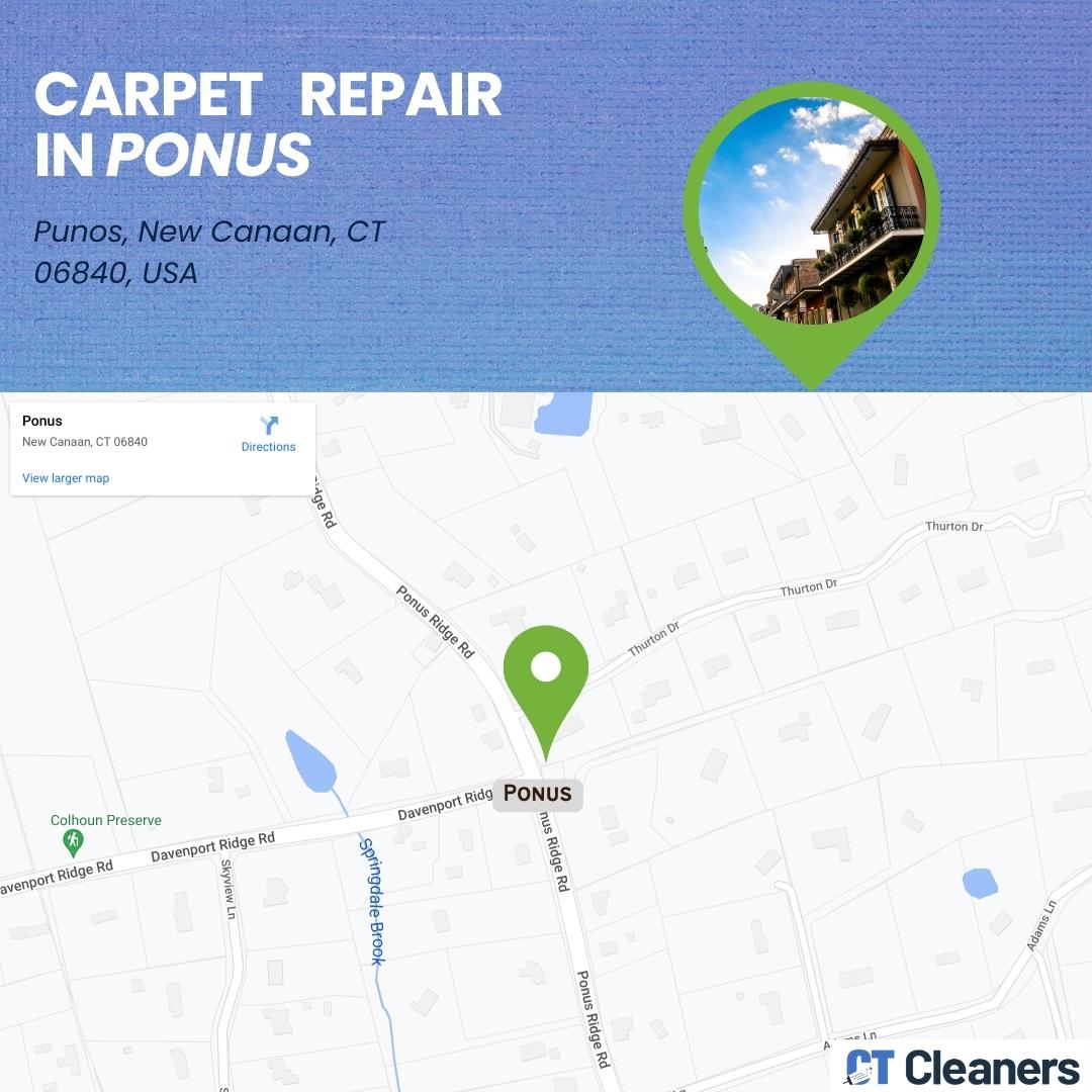 Carpet Repair in Ponus Map