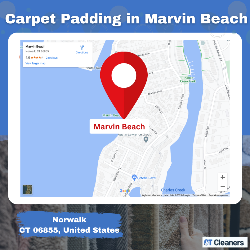 Carpet Padding in Marvin Beach Map