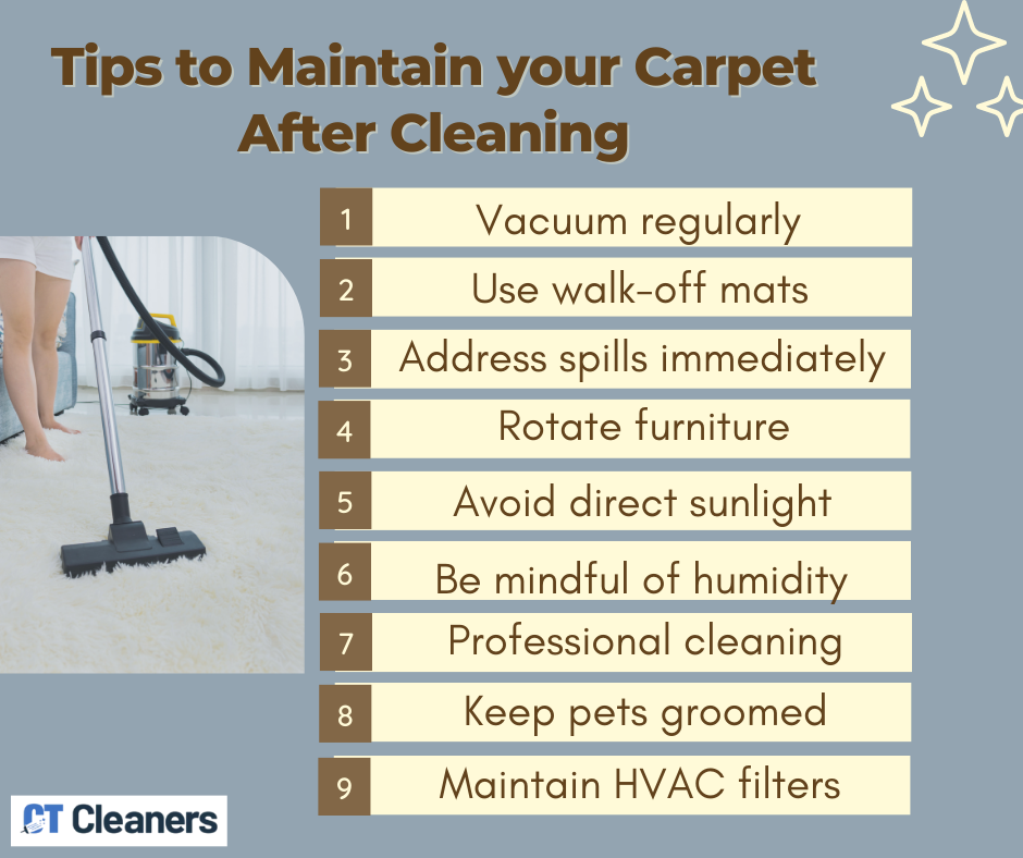 Tips to Maintain your Carpet After Cleaning