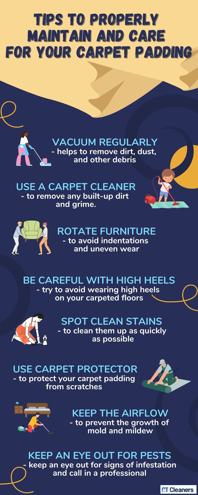 Tips to Properly Maintain and Care for Your Carpet Padding (1)