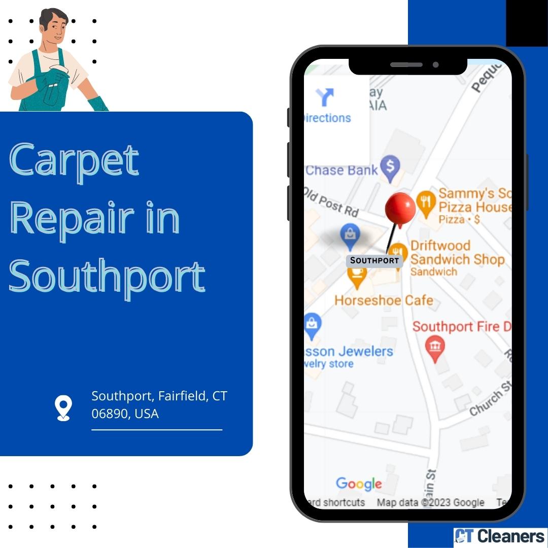 Carpet Repair in Southport Map