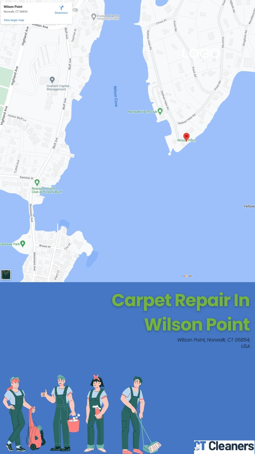 Carpet Repair In Wilson Point Map
