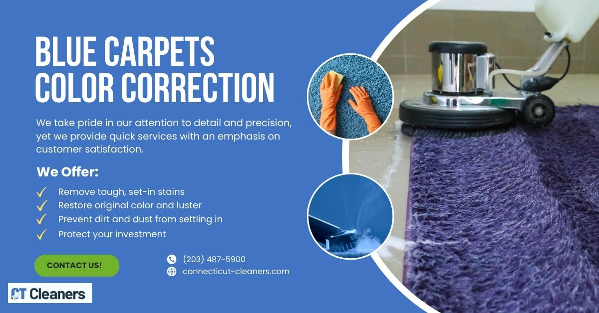 Blue Carpets Color Correction