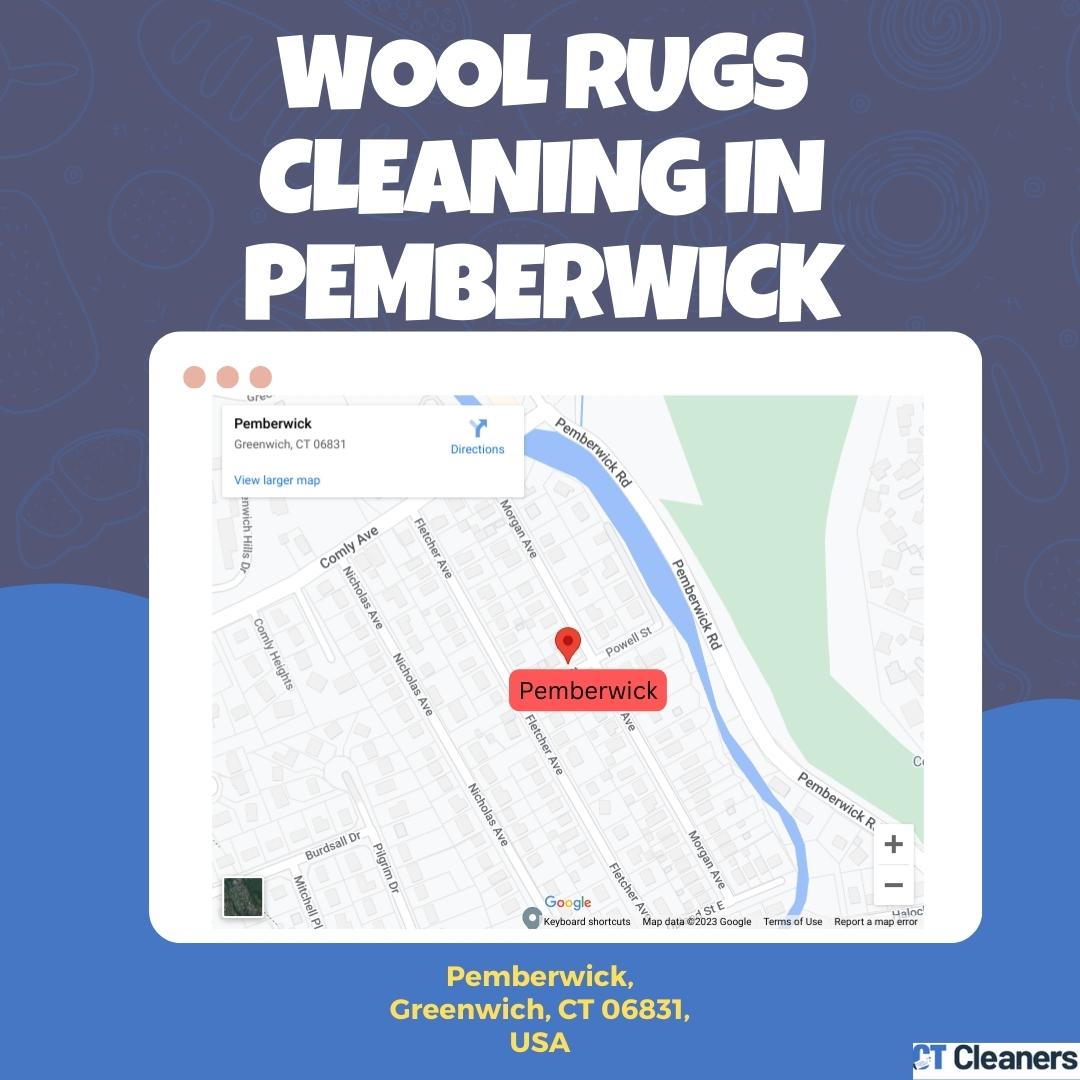 Wool Rugs Cleaning In Pemberwick Map