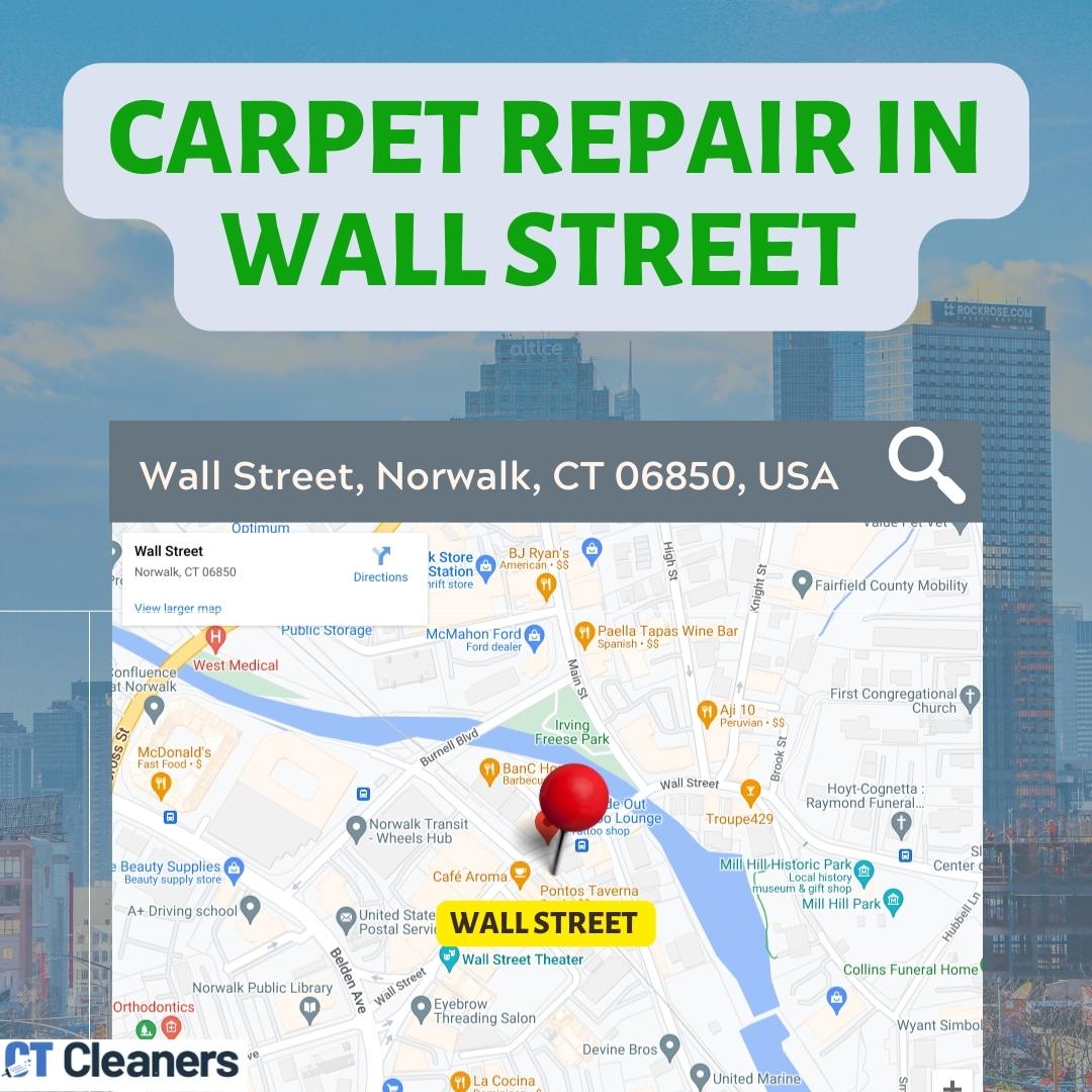 Carpet Repair in WallStreet Map