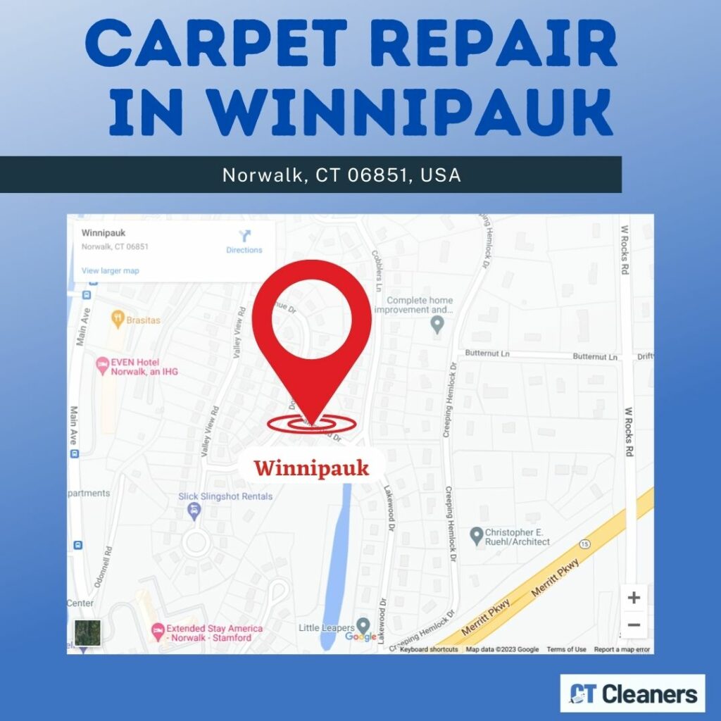 Carpet Repair in Winnipauk Map (1)