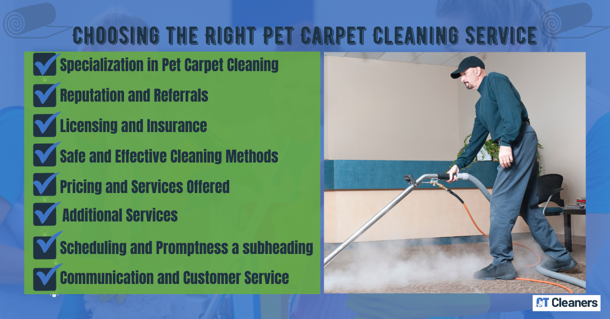 Choosing the Right Pet Carpet Cleaning Service