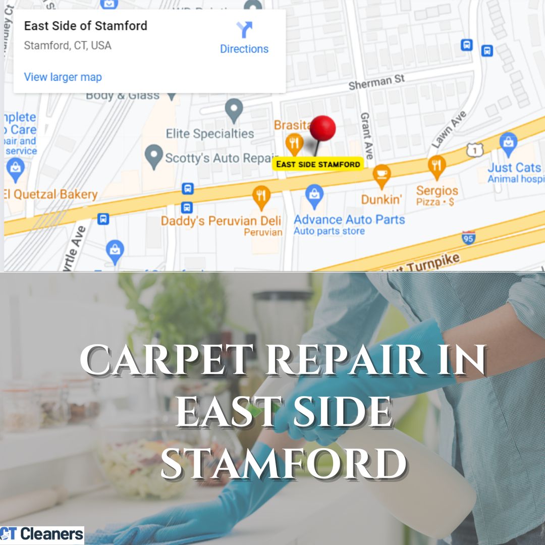 Carpet Repair in East Side Stamford Map