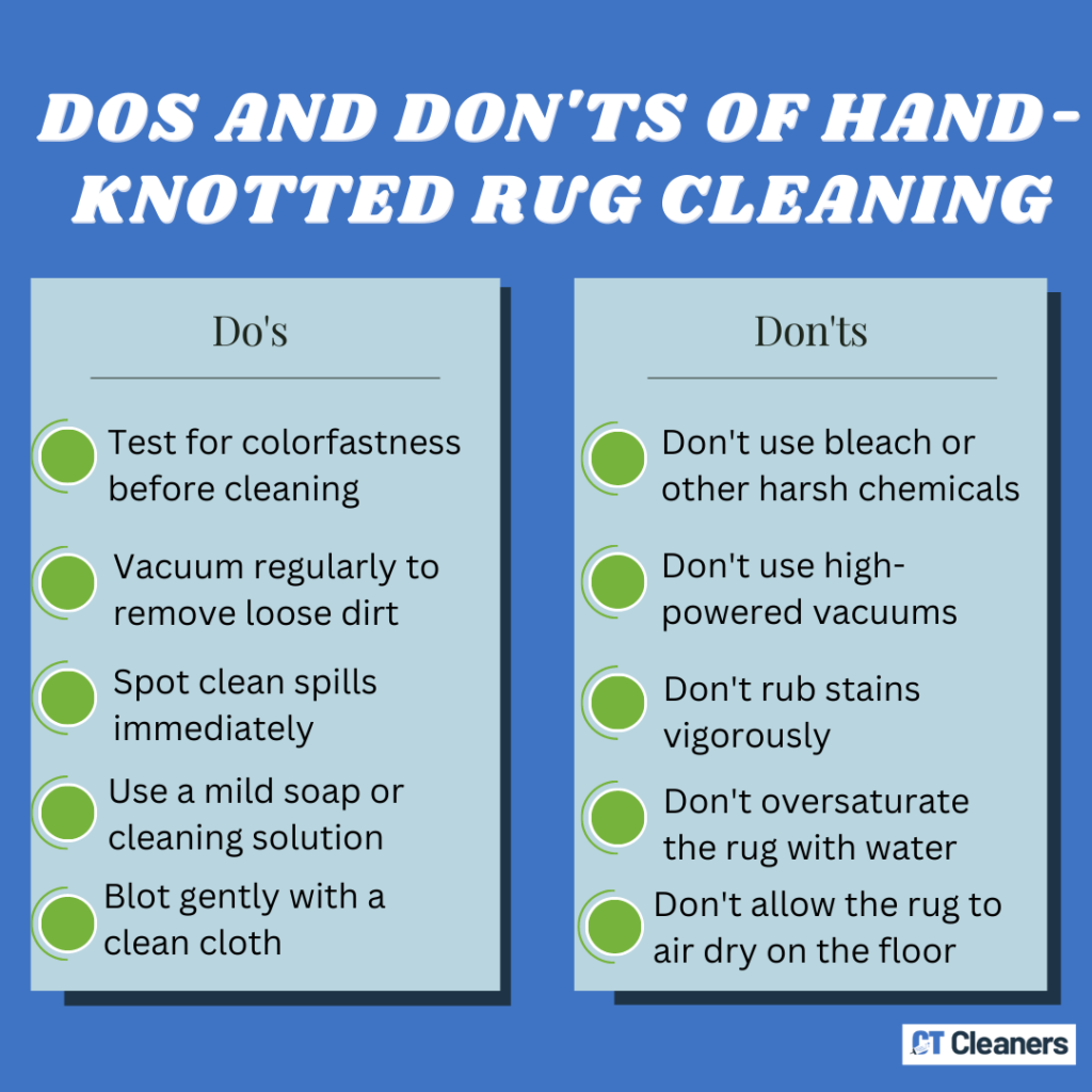 Dos and Don'ts of Hand-Knotted Rug Cleaning