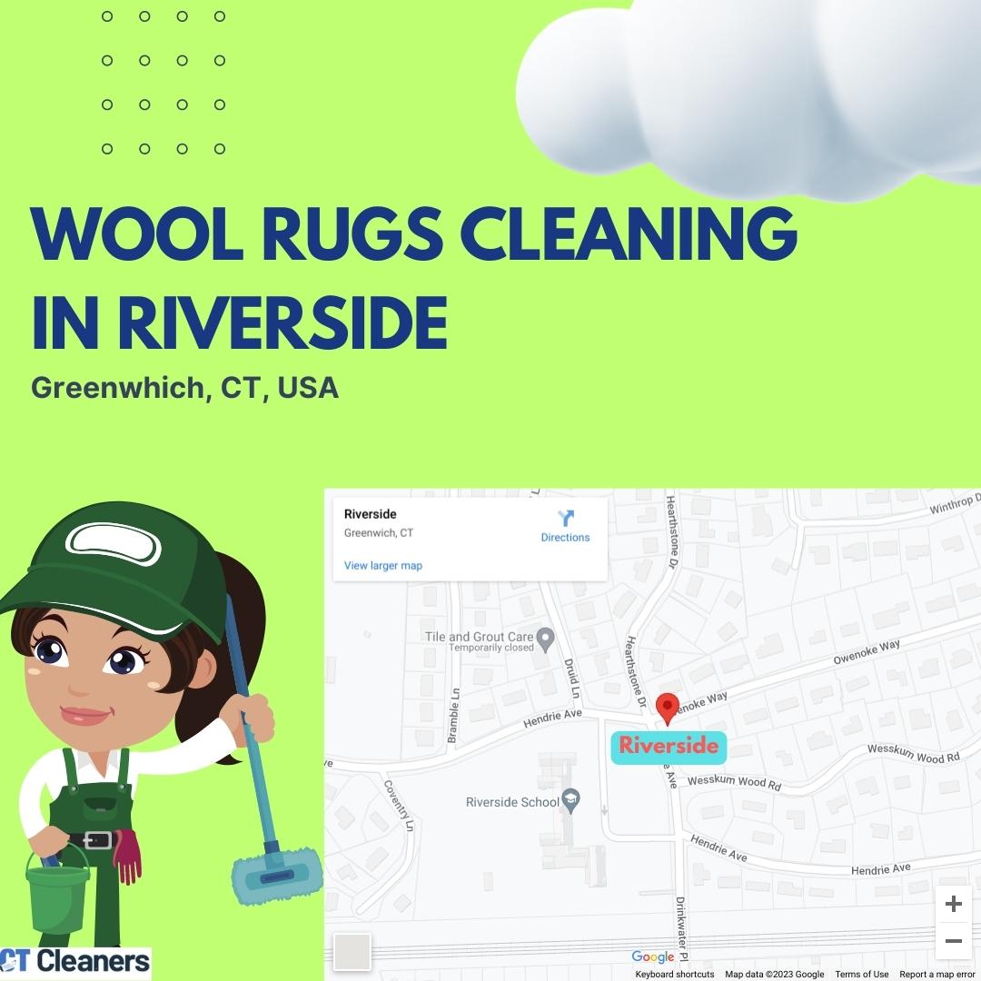 Wool Rugs Cleaning In Riverside Map