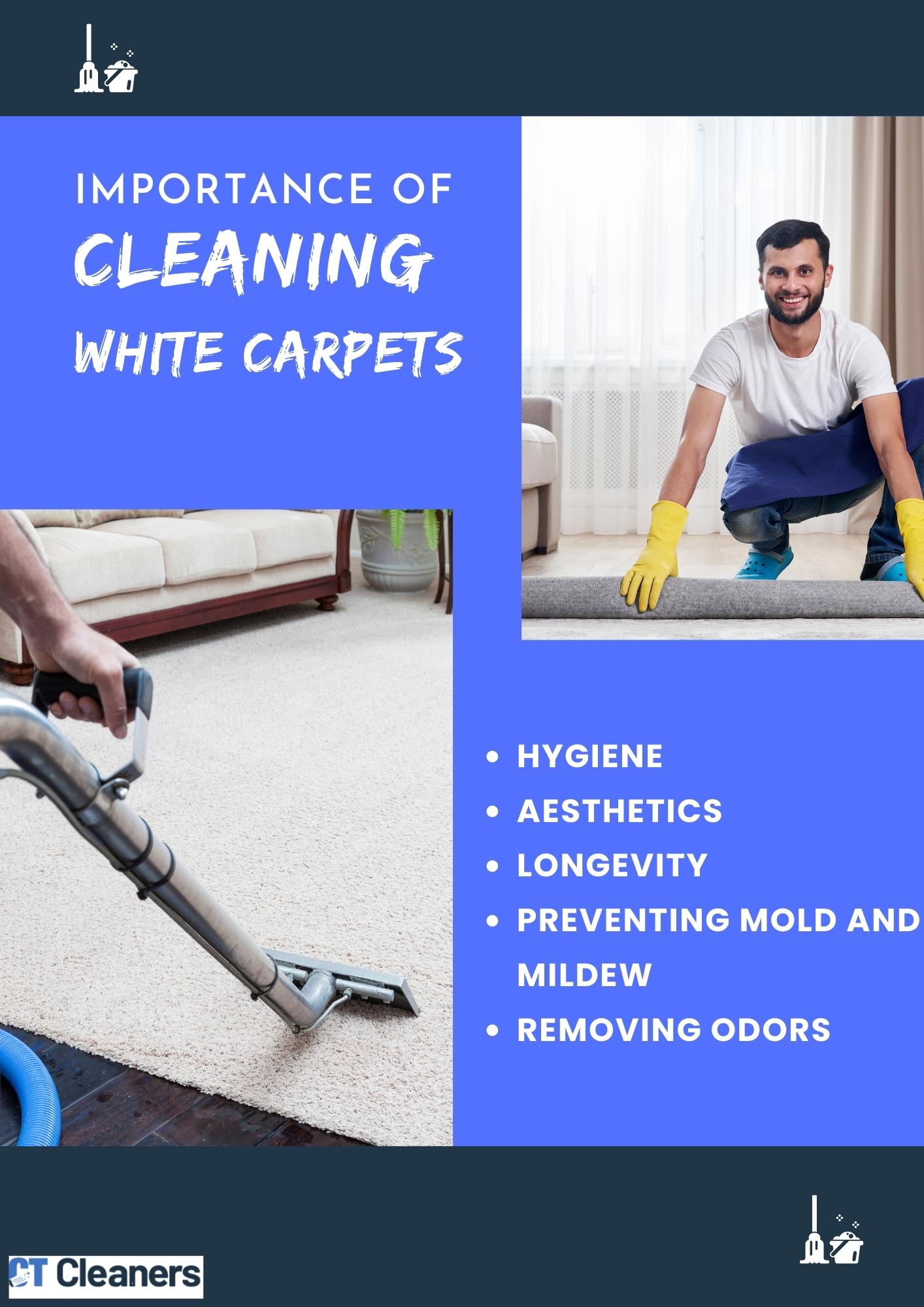 Importance of Cleaning White Carpets