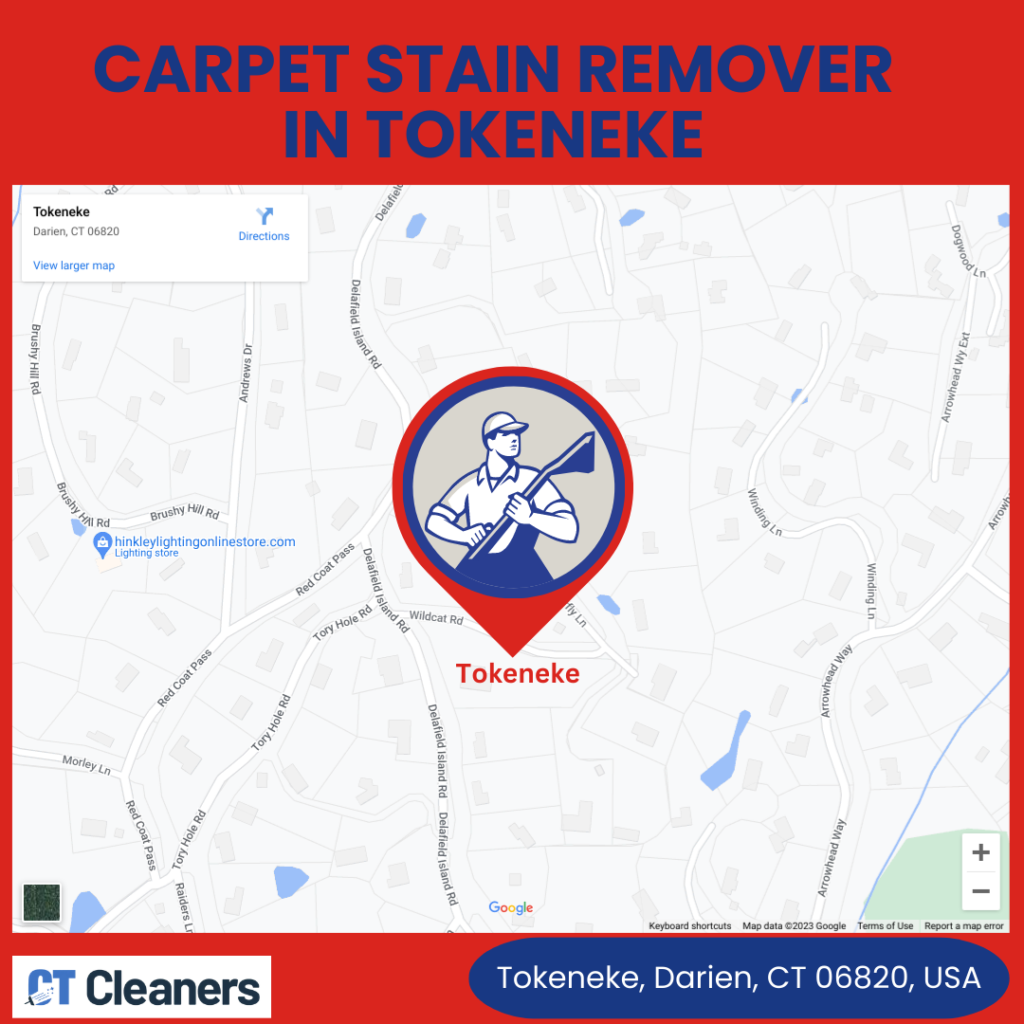 Carpet Stain Remover in Tokeneke map